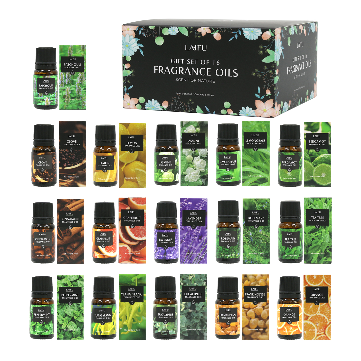 Candle Making Kit Wholesale - 16x10ml Essential Oils Set for Diffuser