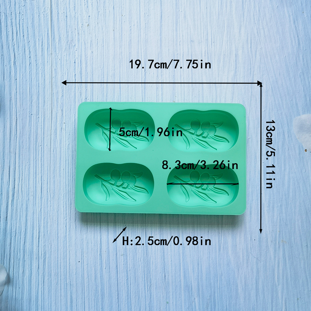 4 Cavities Oval Olive Tree Sil - Candle Making Activity 리뷰 및 가격
