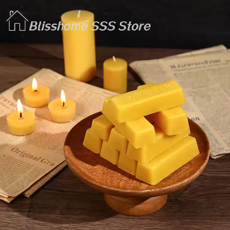 【S】4/8Pcs Pure Beeswax Blocks, - Candle Making Activity 리뷰 및 가격