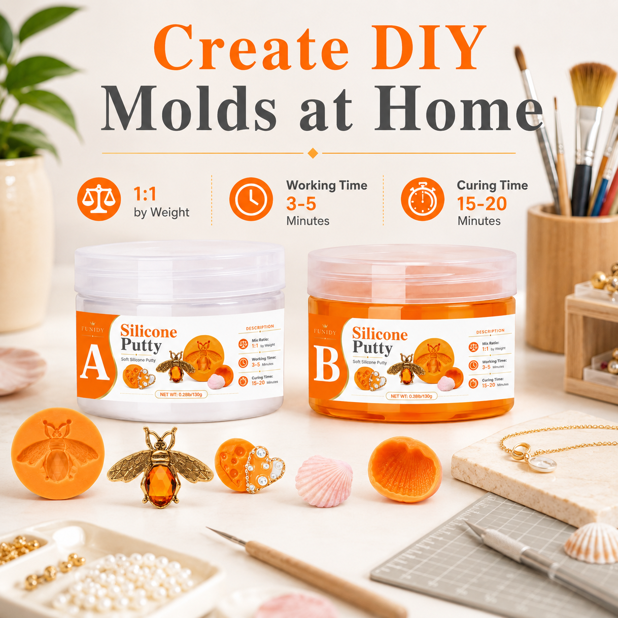 SILICONE PUTTY Making Kit, Fas - Candle Making Activity 리뷰 및 가격