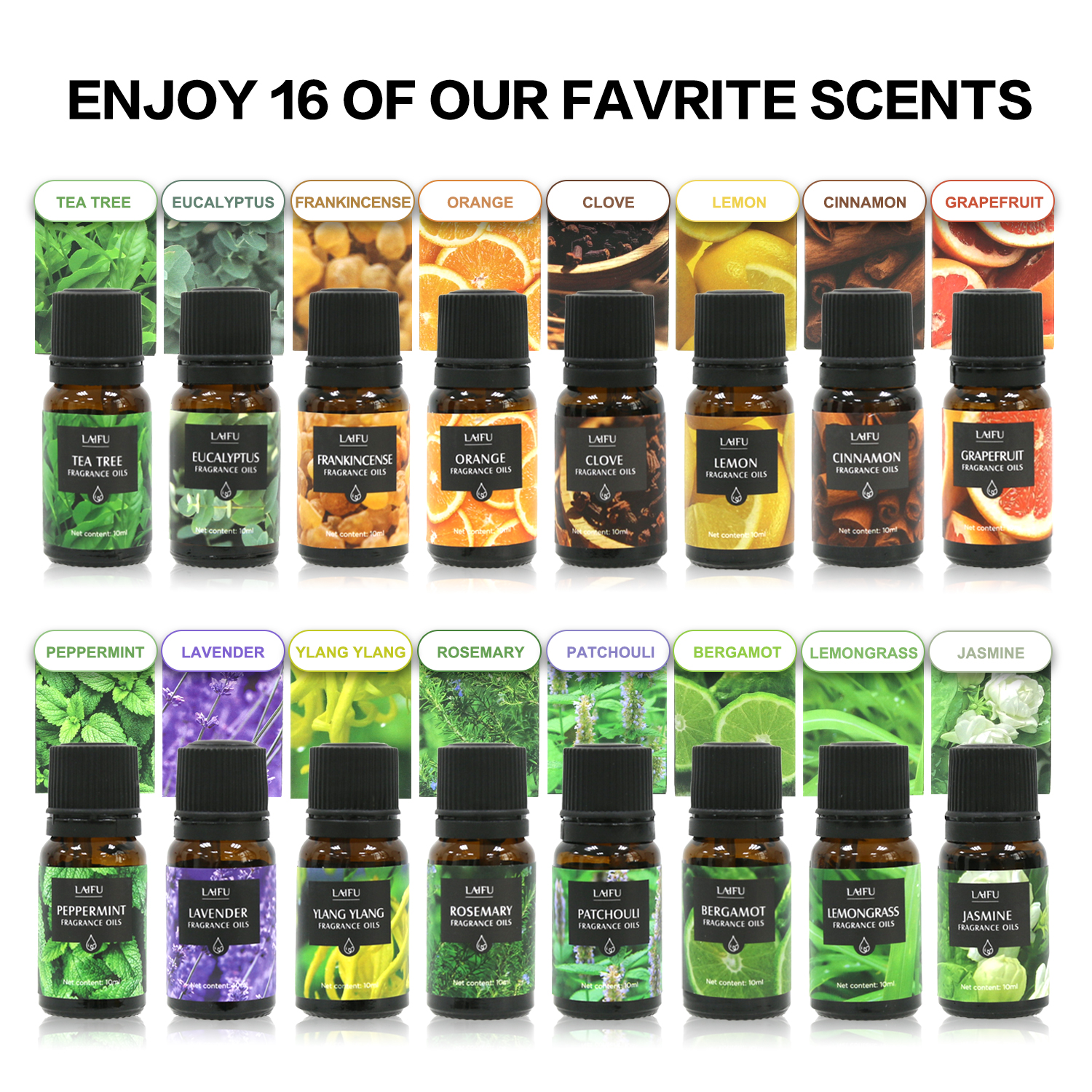16x10ml Essential Oils Set for - Candle Making Kit Wholesale 리뷰 및 가격