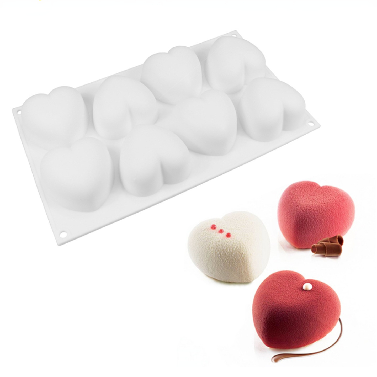 Love Heart Silicone Soap Mold  - Candle Making Activity 리뷰 및 가격