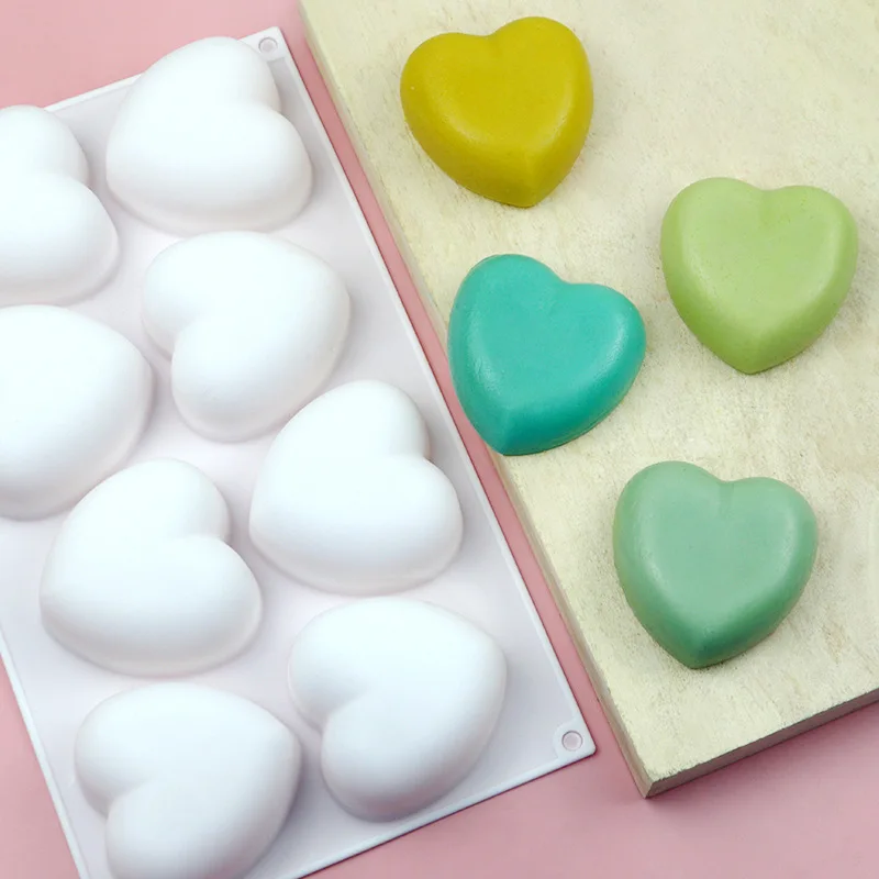 Love Heart Silicone Soap Mold  - Candle Making Activity 리뷰 및 가격