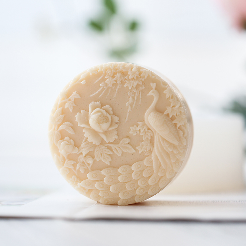 Peacock Flower Pattern Silicon - Candle Making Activity 리뷰 및 가격